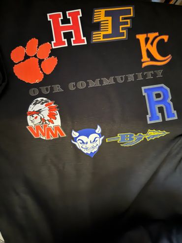 Back of shirts for Erie Bar & Canal 