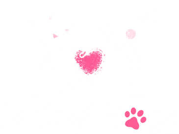 Logo of Tails of Hope featuring a cat and dog holding a heart.