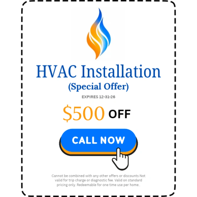 HVAC discount coupon