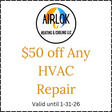 $50 off any HVAC repair coupon