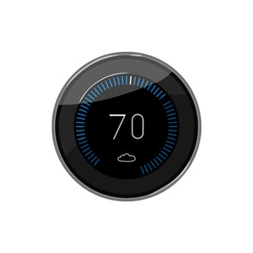 Heating and cooling thermostat