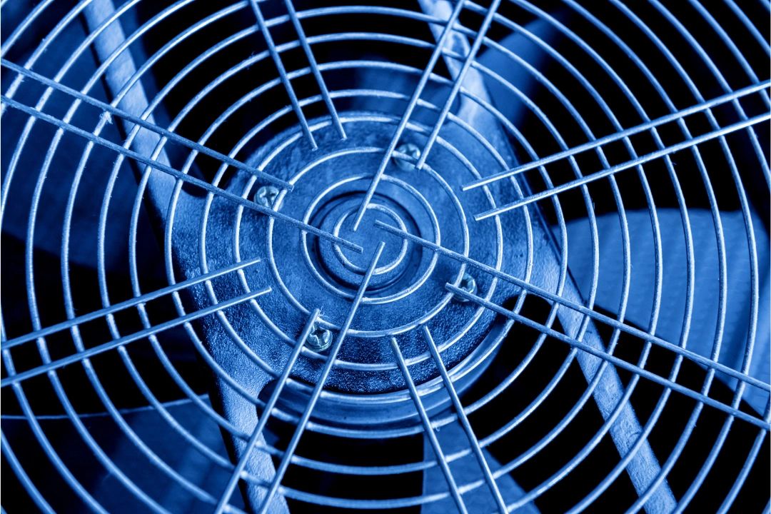 A/C unit fan blades
