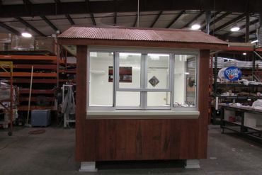 Custom concession stand service window