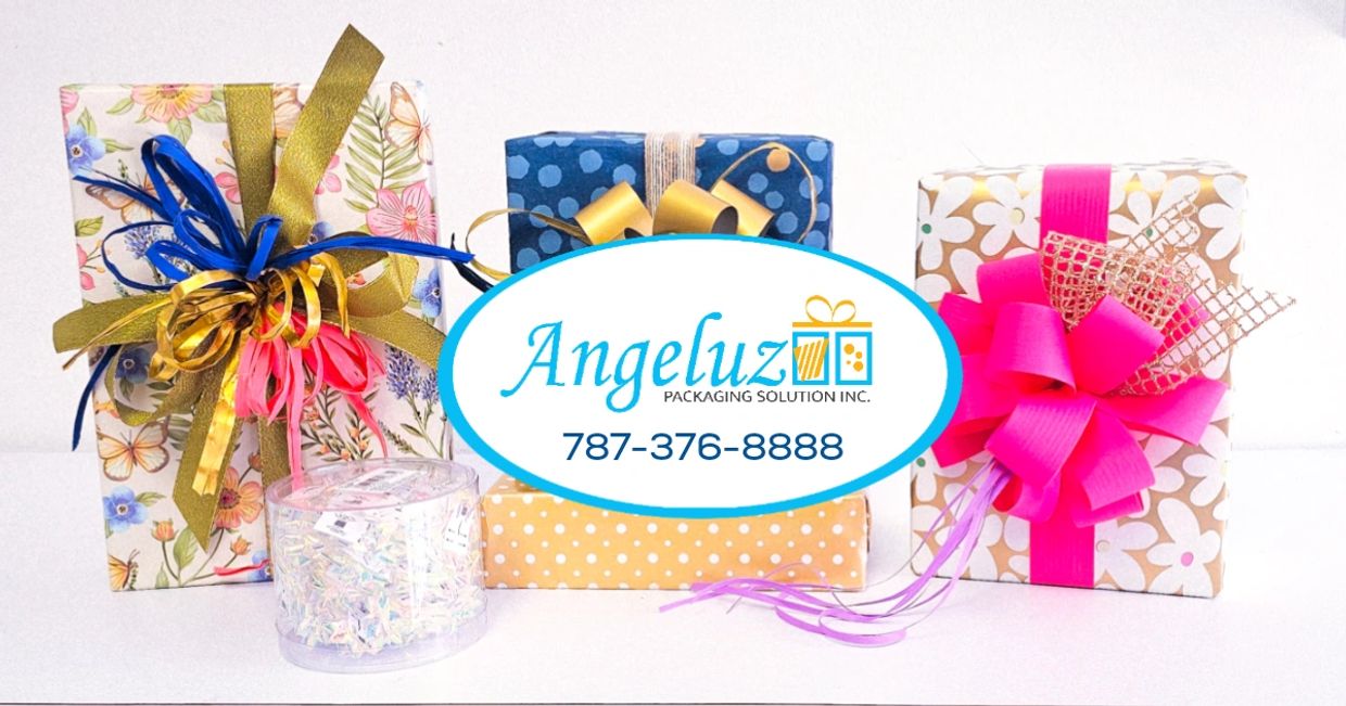 Colorful gift boxes with vibrant bows from Angeluz Packaging Solution Inc.