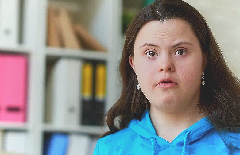 Young woman with developmental disabilities thinks about life after high school