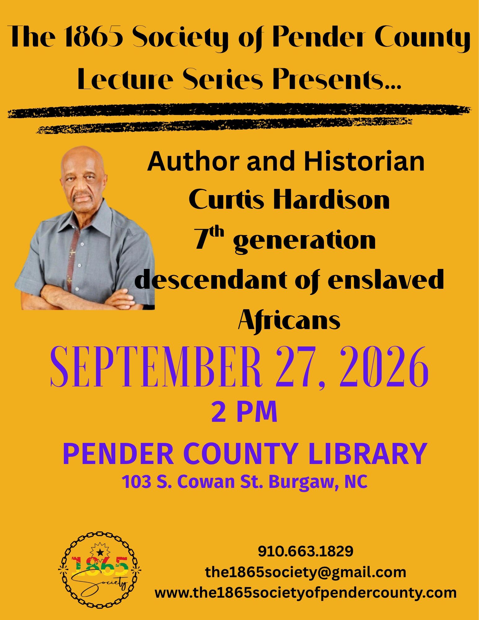 2026 Lecture Series- Curtis Hardison
