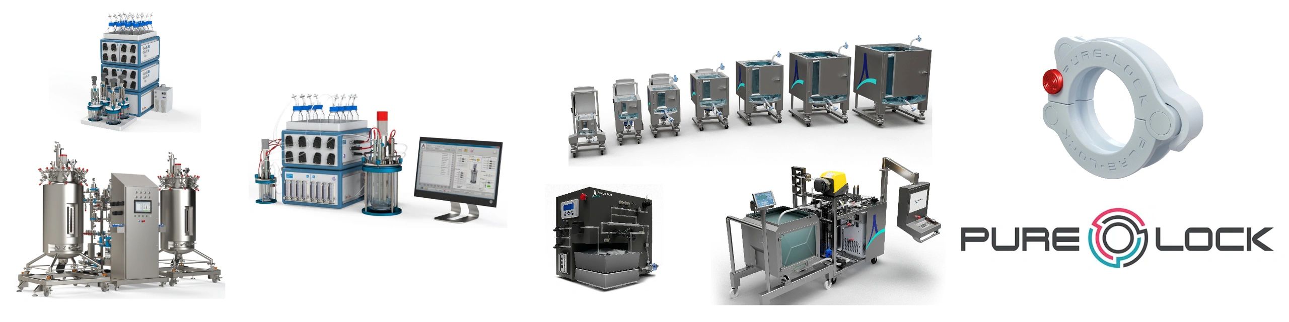 Laboratory Bioreactors, Lab fermenters, single use mixers, automated single use equipment