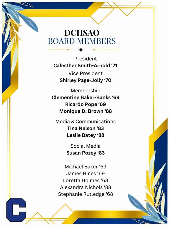 to Detroit Central High School Alumni Association