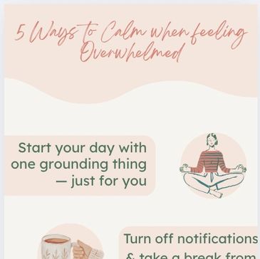 Purse guide to to calm overwhelm