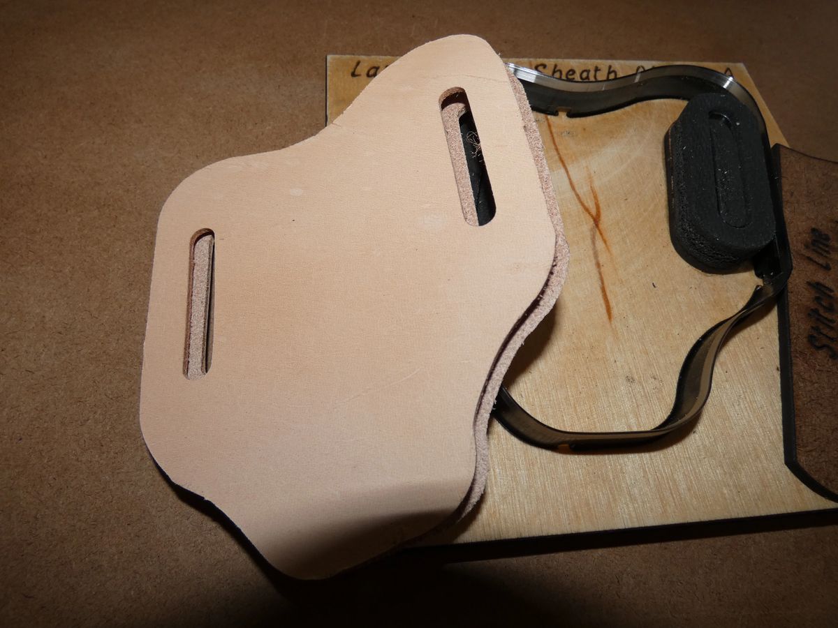 Pancake Knife Sheath die set