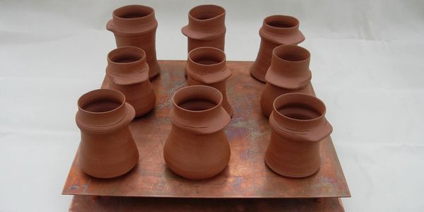 Clay pots