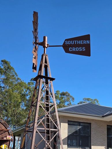 Loving the windmill, I think it fits right in, still lots to do in the front yard yet, but it's comi