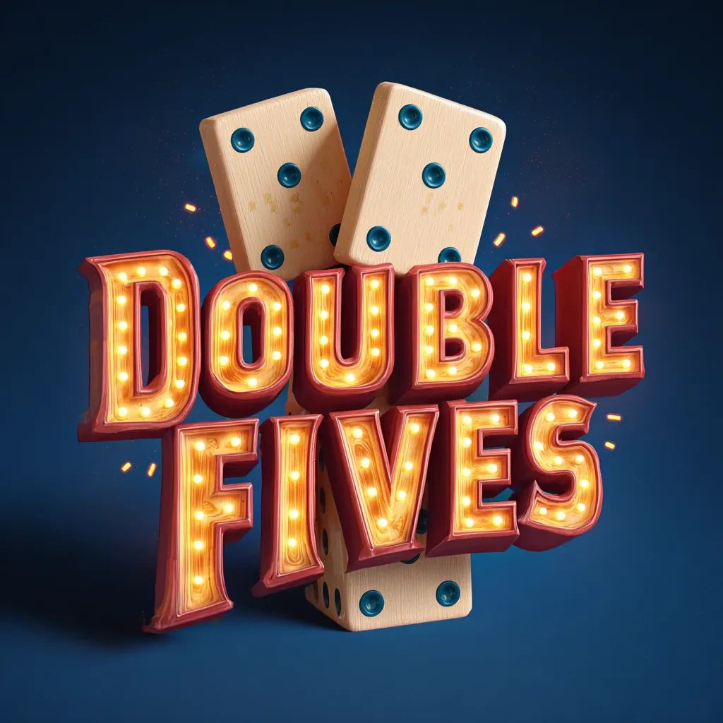 Double Five Domino Game Logo - Coming Soon!!