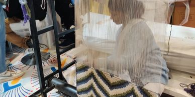 Carpet weaving