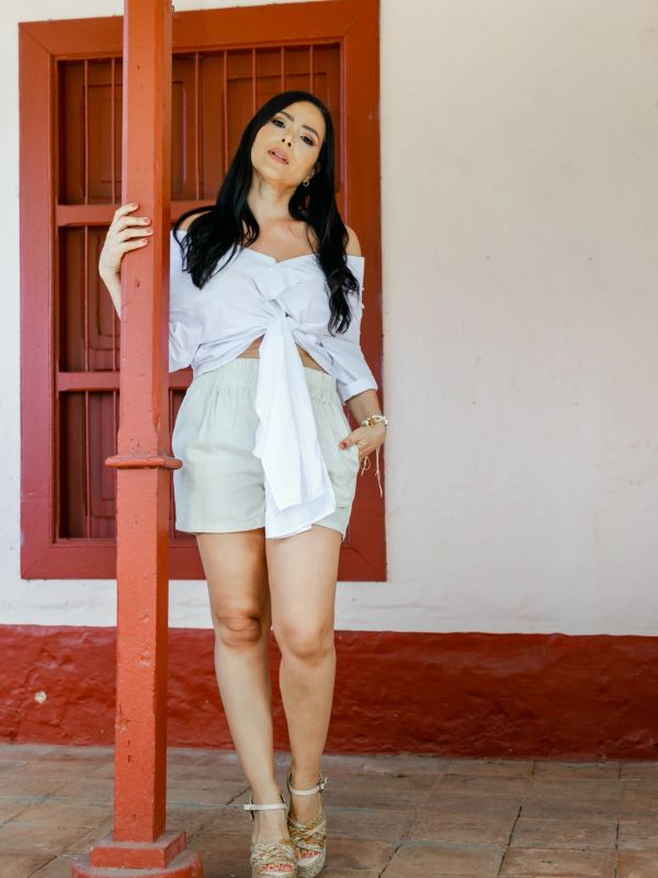 Camisa playera casual Ana
Sobrepedido
short lino beige