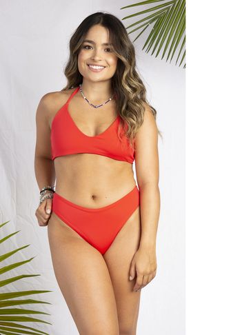 Traje de baño de amarrar en el cuello, con copas removibles y panty sin elastico , para eliminar mar