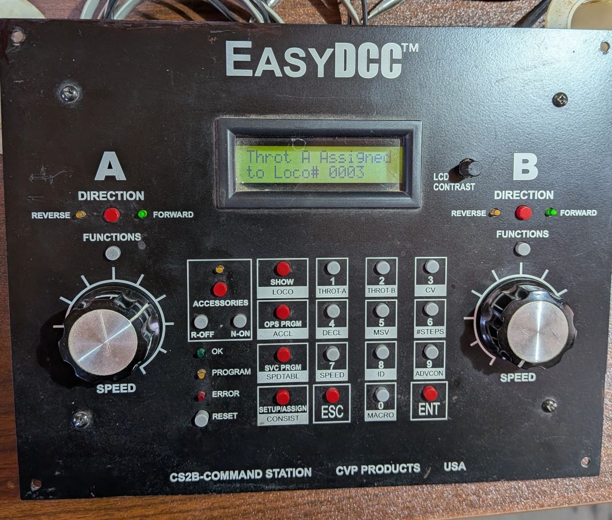 EZ DCC Command station with 10 Amp booster