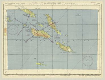 AAF Aeronautical Chart Guadalcanal