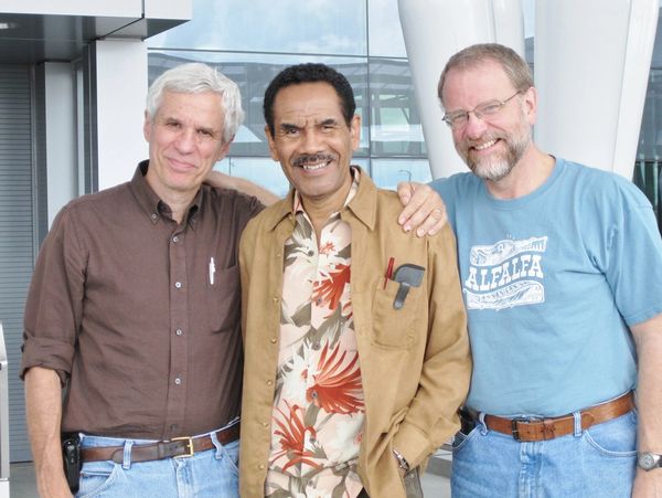 Wilbert with Federal Death Penalty Resource Counsels David Bruck (left) and Richard Burr