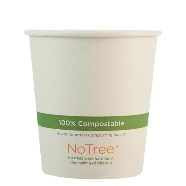 22 oz Custom Printed Compostable NoTree Paper Cold Cups | 1000 count