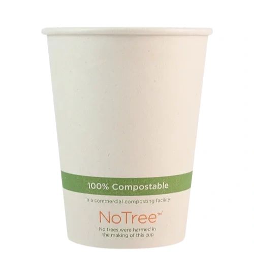 22 oz Custom Printed Compostable NoTree Paper Cold Cups | 1000 count