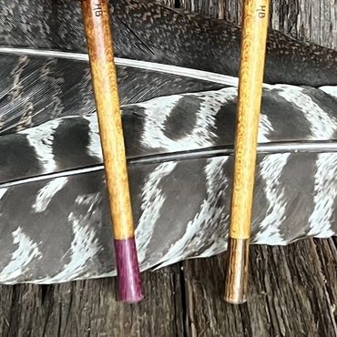 Purple heart and Bacote tip