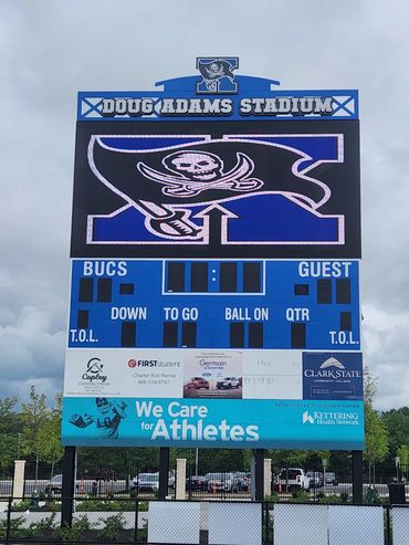 Xenia High School Football Stadium Scoreboard