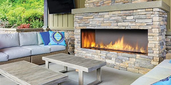 outdoor fireplace
60" outdoor fireplace
gas fireplace
