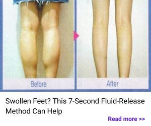 Restore Your Slender Legs & Ankles With This ‘Water Dumping’ Fix