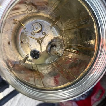 Fuel/Water separator filter with sludge inside housing