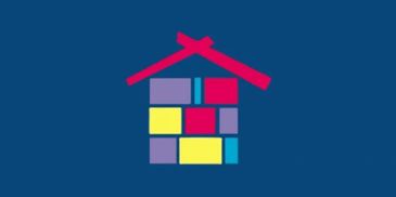 Child Welfare Information Gateway logo of house built of different color blocks