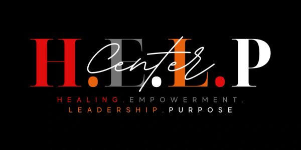 Logo for H.E.L.P representing Healing, Empowerment, Leadership, and Purpose.
