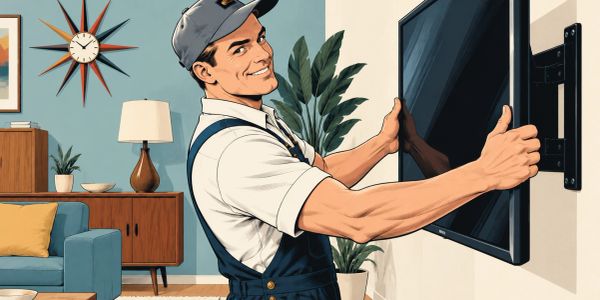 Furniture Assembler providing professional TV mounting and flat-screen TV wall installation.