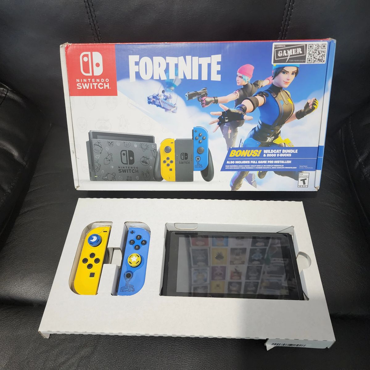 Nintendo Switch edicion Fortnite seminueva sin codigo