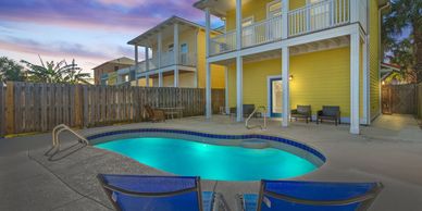 Emotional Seaport is a heated pool home on the east end of Panama City Beach near St Andrews State Pk