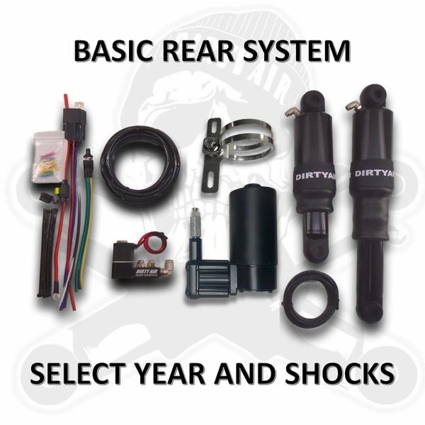 DIRTY AIR BASIC REAR V-ROD NIGHT ROD MUSCLE REAR AIR SUSPENSION SYSTEM VROD