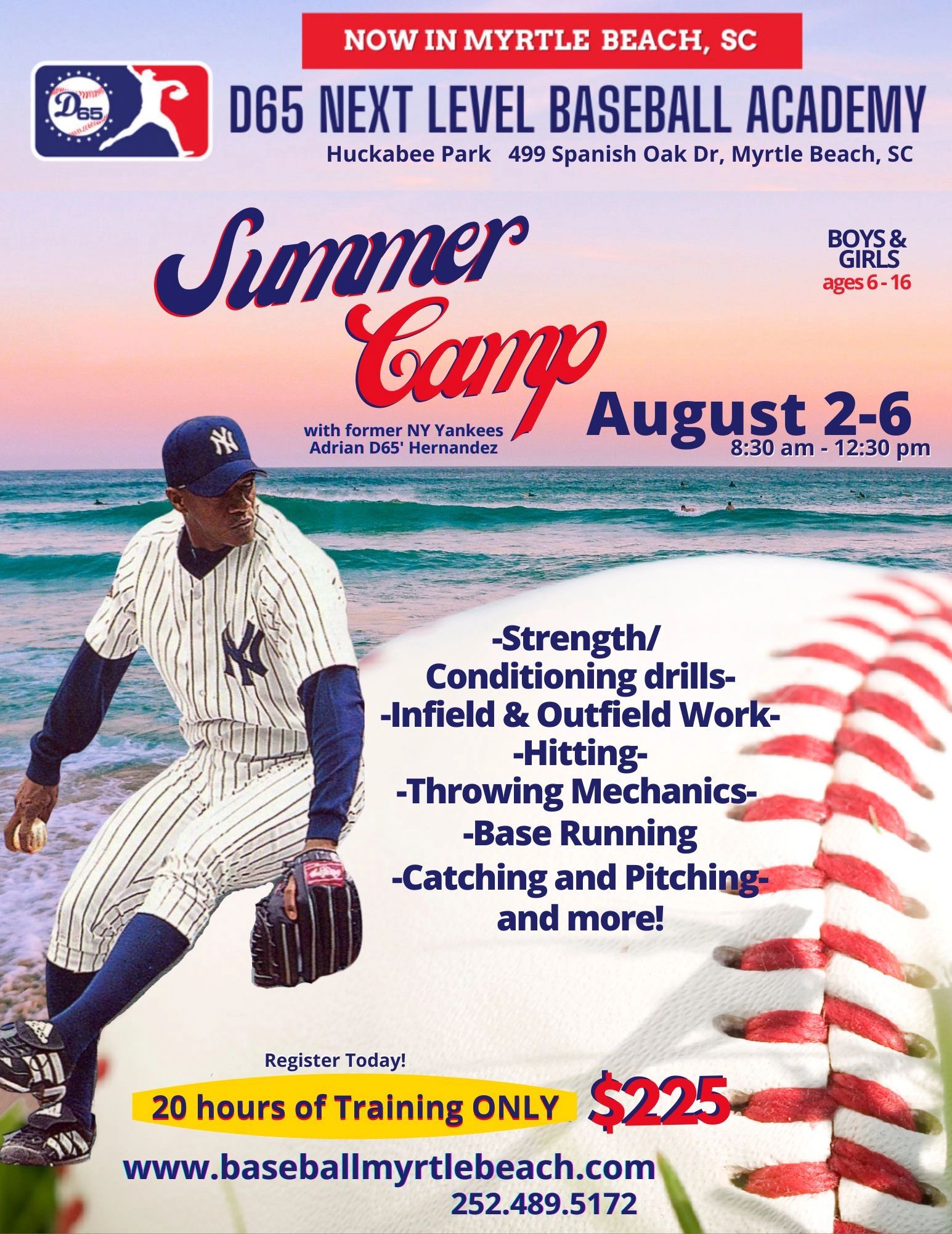 Youth Sports Organization Baseball Myrtle Beach