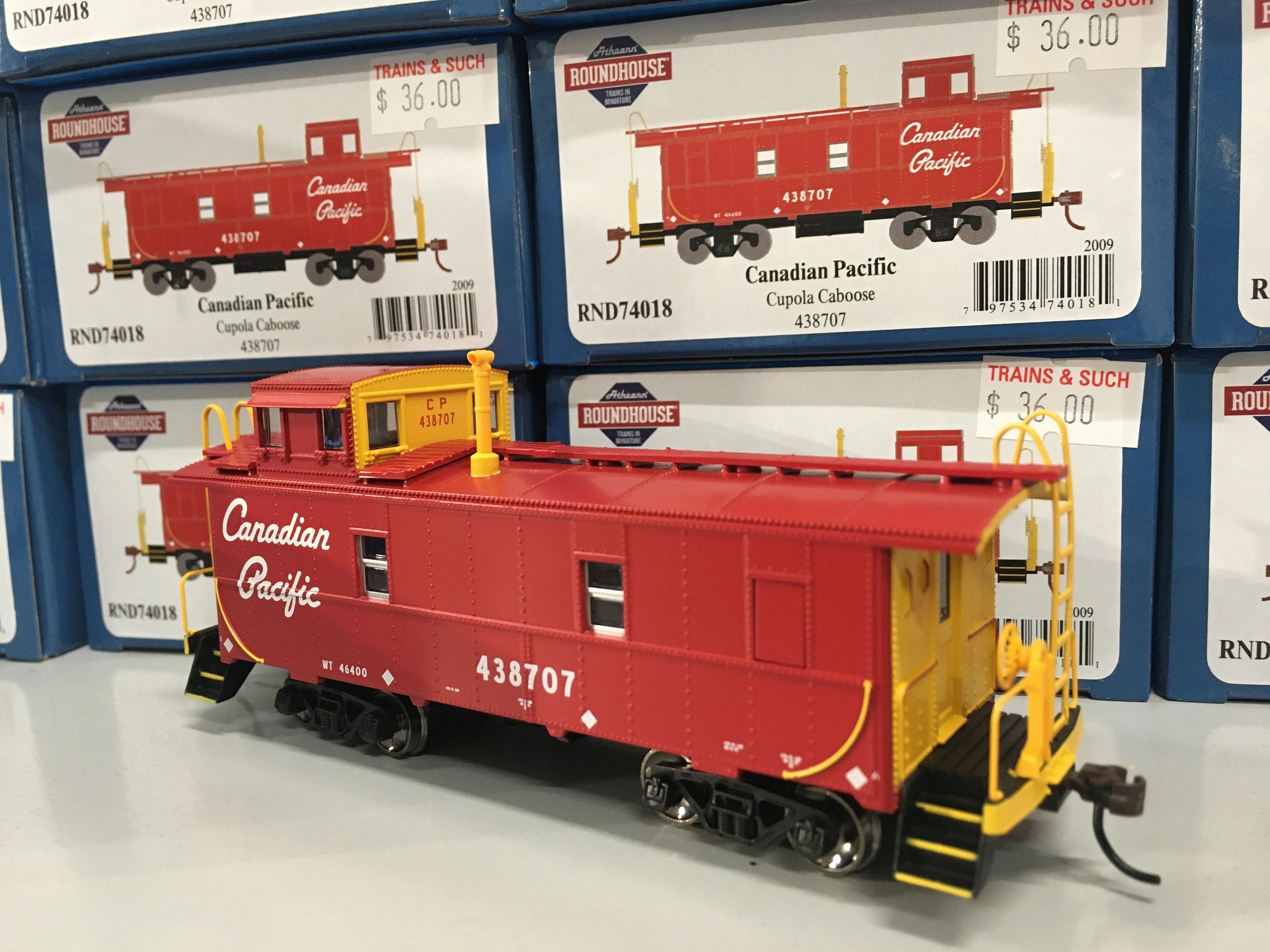 HO CPR Cupola Caboose!