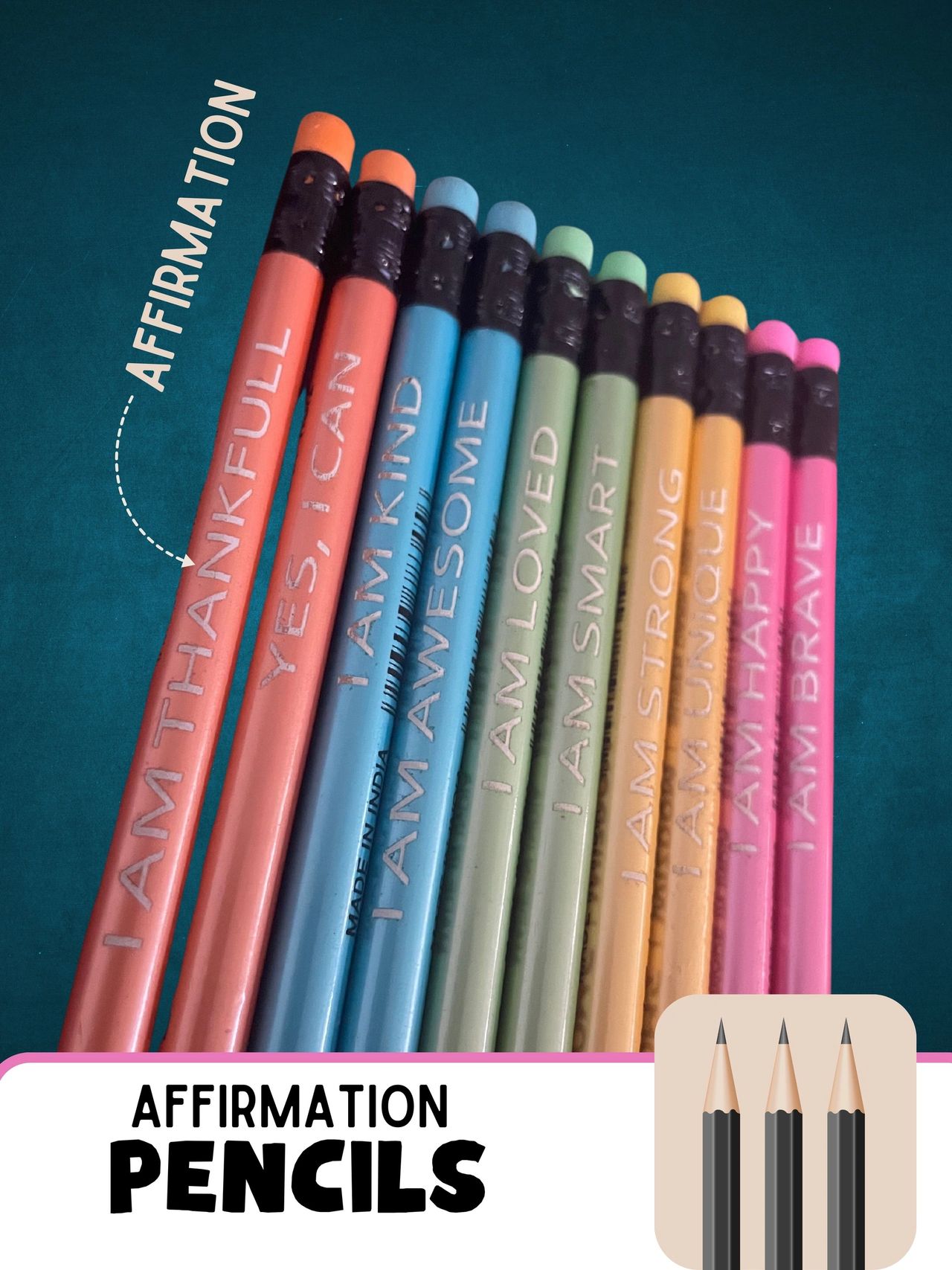 Product : Affirmation Pencils