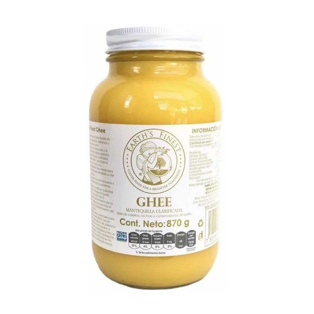 Ghee Mantequilla Clarificada 870gr Earth's Finest