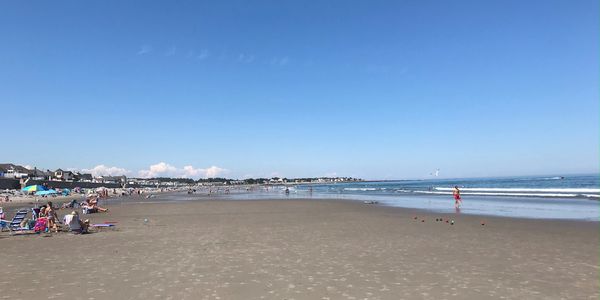 One block from the house…North Beach at low tide 