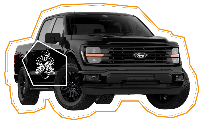 Chip’s Chop Shop mobile wrap - Barbershop serving Castle Shannon and Pittsburgh South Hills.