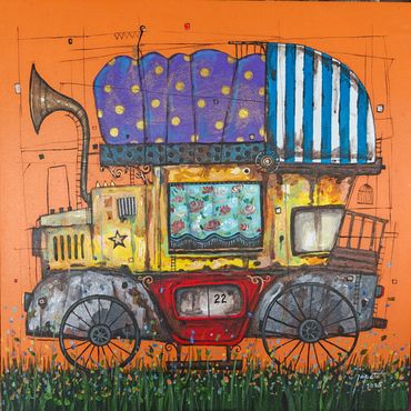 Artist: DARWIN GUEVARRA
Title: FORD CARGO - Odyssey Series