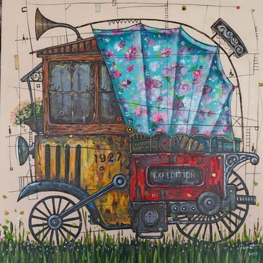 Artist: DARWIN GUEVARRA
Title: RV CART - Odyssey Series