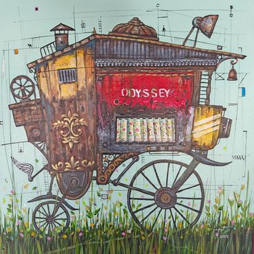 Artist: DARWIN GUEVARRA
Title: HOMIE WAGON - Odyssey Series