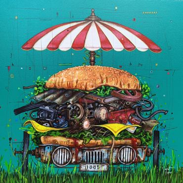 Artist: DARWIN GUEVARRA
Title: QUARTER POUNDER