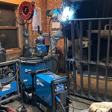 miller welders and rock screener build