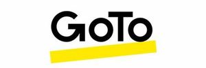 Logo with "GoTo" text and a yellow underline.
