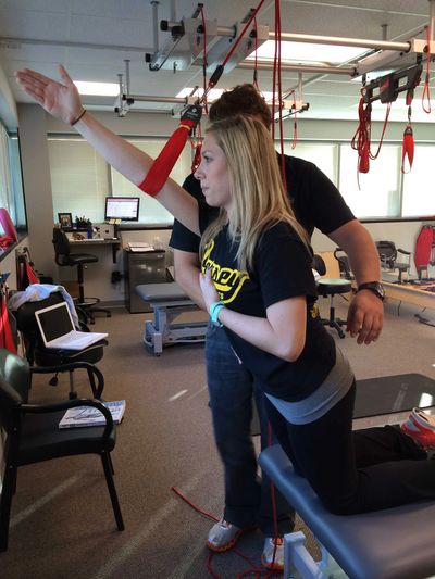 Physical therapy. Redcord suspension system. Pain free exercise. Functional Physical Therapy. 