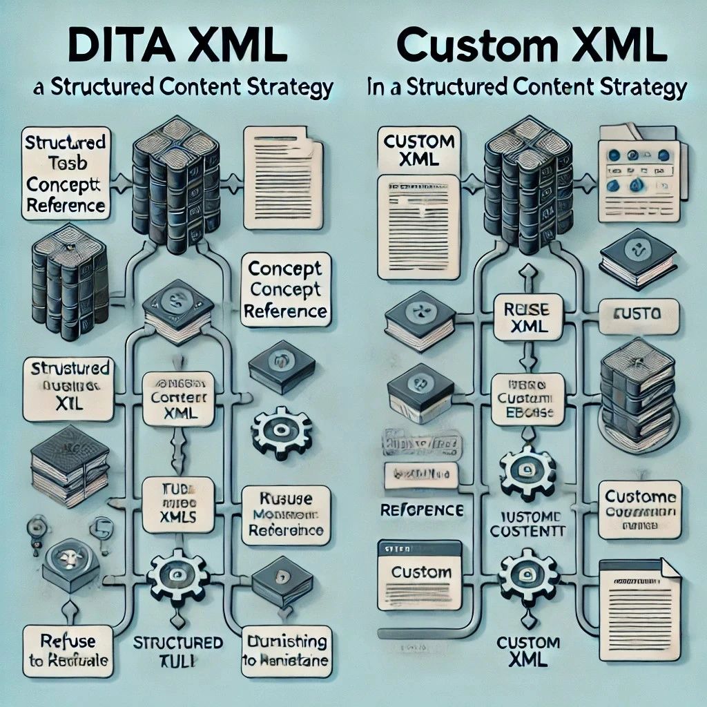 DITA XML vs. Custom XML: Choosing the Right Structure